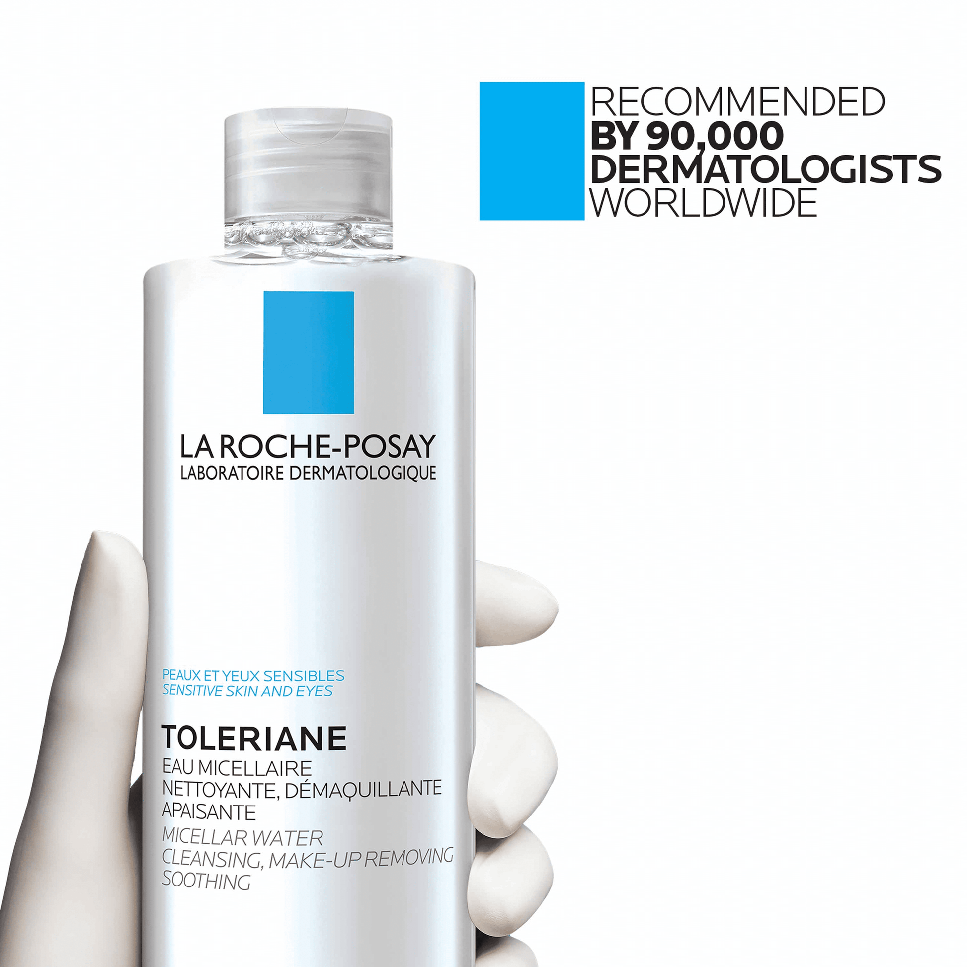 Toleriane Micellar Cleansing Water Makeup Remover for Sensitive Skin, 13.52 Fl Oz