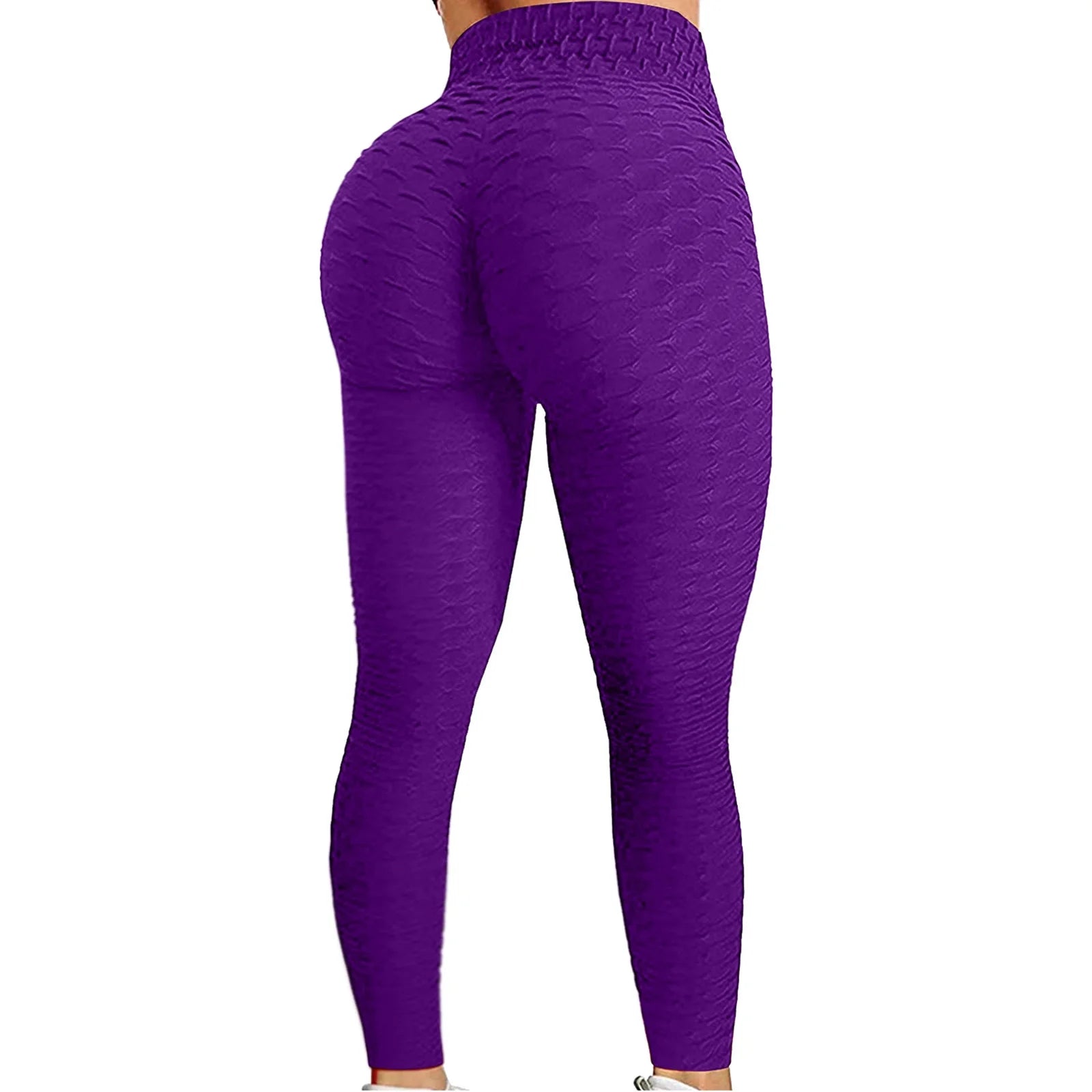 Womens High Waisted Workout Yoga Pants Butt Lifting Leggings Tummy Control Stretchy Jogger Tights