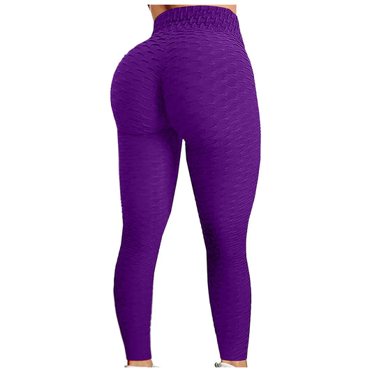 Womens High Waisted Workout Yoga Pants Butt Lifting Leggings Tummy Control Stretchy Jogger Tights