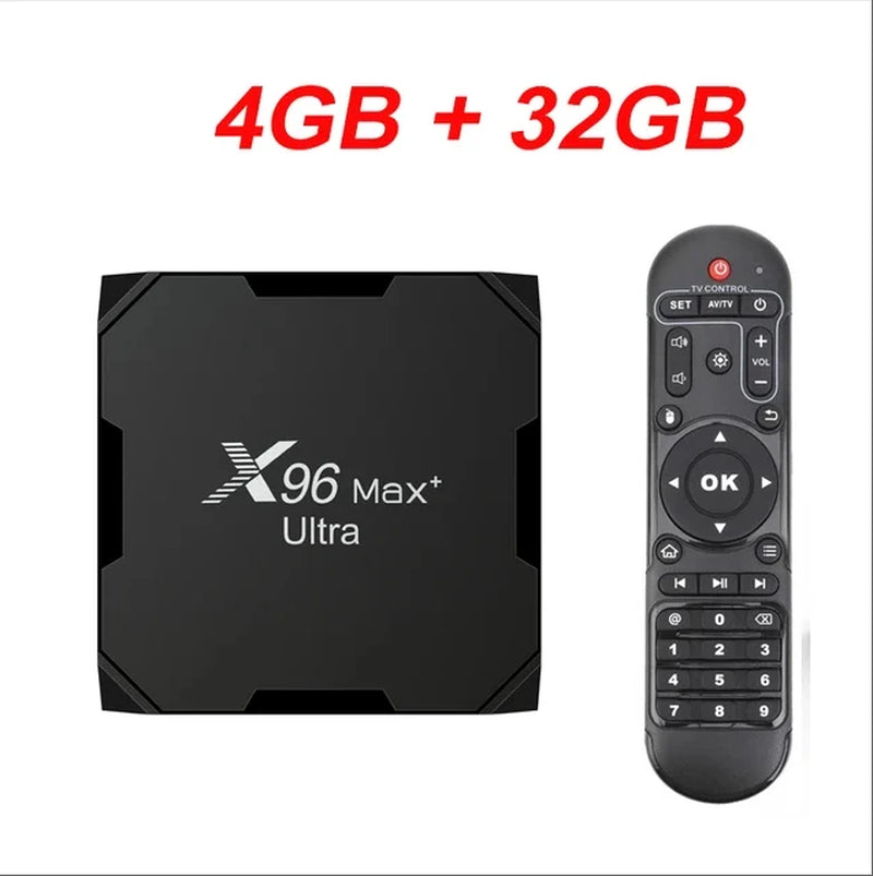 Max plus Ultra TV Box Android 11 Amlogic S905X4 4GB/32GB 4GB/64GB TV BOX AV1 8K Wifi BT  Max Media Player TV Set Top Box