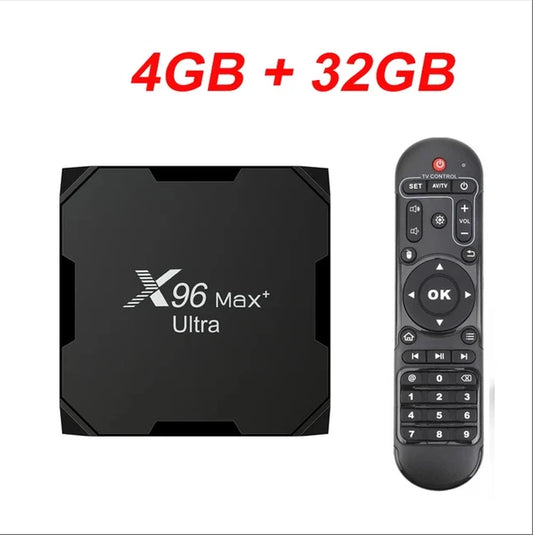 Max plus Ultra TV Box Android 11 Amlogic S905X4 4GB/32GB 4GB/64GB TV BOX AV1 8K Wifi BT  Max Media Player TV Set Top Box