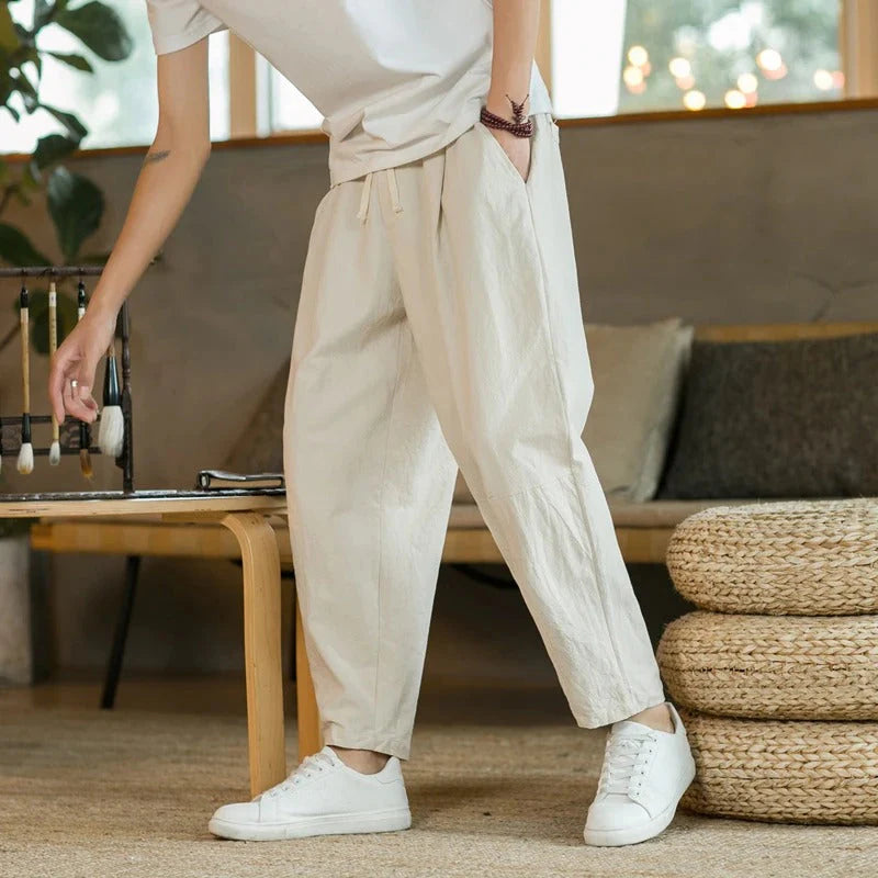 Meno | Pantalones De Verano De Corte Relajado