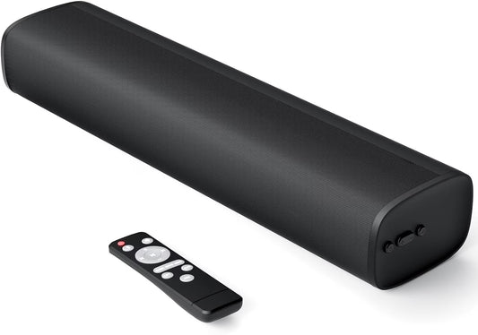 Sound Bar, Sound Bars for Smart TV Bluetooth 5.0 Soundbar 50W 17Inch Small Soundbars with Arc/Optical/Aux Connection, Soundbar Surround Sound Bars for Home Theater Audio