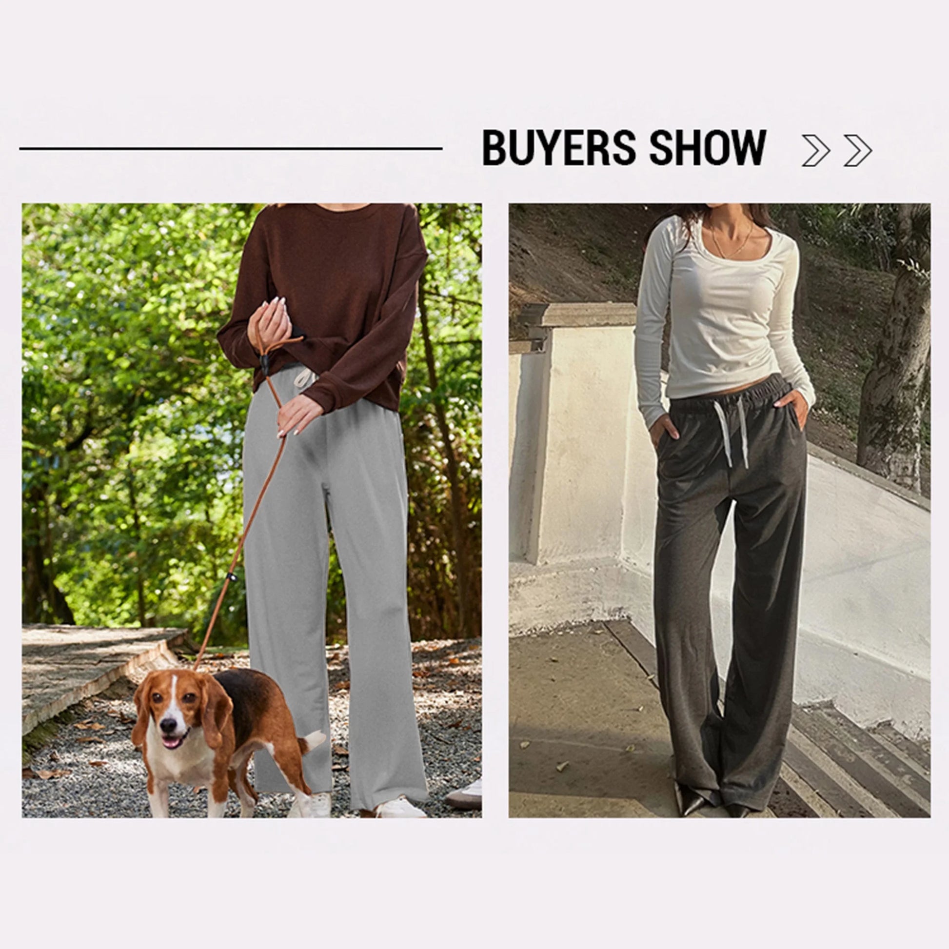Fall Pants for Women Casual Sweatpants for Women Elastic Waistband Lounge Pants Women with Pockets Comfy Pants Winter Pants for Women Dark Grey M